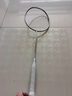 YONEX/尤尼克斯 全碳素羽毛球拍 速度型yy單拍 疾光系列 極光超輕 白切 白切 白/灰 4U(約83克)G5 專(zhuān)業(yè)穿線(xiàn)/可指定磅數/可指定線(xiàn)色 曬單實(shí)拍圖