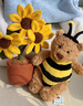 JELLYCAT專柜正品jellycat巴塞羅熊玩偶浴袍熊草莓熊南瓜熊毛絨玩具代購 蜜蜂熊-26cm（贈送防塵袋） 曬單實拍圖