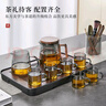 憶壺茶（YIHUTEA）玻璃茶具套裝家用茶盤辦公室功夫茶杯泡茶器整套茶水分離喝茶杯  曬單實(shí)拍圖