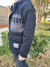 皮爾卡丹（pierre cardin）冬季加絨加厚克服男士牛仔外套寬松連帽保暖夾克青少年棉衣潮流 黑色 專(zhuān)柜品質(zhì)牛仔棉衣8821款 L 105斤-125斤 曬單實(shí)拍圖