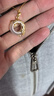 央創(chuàng  )時(shí)尚中國黃金銀項鏈女生平安扣玉吊墜生日禮物女士女朋友女友老婆S925 曬單實(shí)拍圖