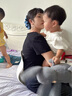 歐孕喂奶座椅孕婦哺乳床上護(hù)腰寶媽靠背產(chǎn)后月子久坐人體工學(xué)坐墊椅 淺灰【加大款 300斤以下適用】 曬單實拍圖