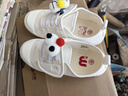 M1&M2童鞋女童帆布鞋男童室內鞋幼兒園室外小白鞋兒童鞋子女學(xué)步鞋398 白色 30 適合腳長(cháng)18.5cm 曬單實(shí)拍圖