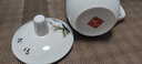 家柏飾（CORATED）景德鎮(zhèn)陶瓷茶杯家用水杯馬克杯帶蓋泡茶杯子辦公杯會議杯賓館定制 優(yōu)等品--青山紅樹 曬單實拍圖