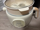 小質(zhì)2L電煮鍋可煮飯預(yù)約定時(shí)電熱鍋小電鍋電飯煲電蒸鍋宿舍泡面小火鍋電腦控制多功能鍋DZG09DT帶蒸籠 曬單實(shí)拍圖