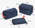 新秀麗（Samsonite）洗漱包男女出差旅行收納包數(shù)碼收納化妝包旅行套裝必備神器三件套 曬單實拍圖