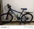 鳳凰（Phoenix） 山地自行車(chē)成年人男士女士學(xué)生變速減震油剎線(xiàn)剎山地車(chē)自行車(chē) 黑藍/鋁合金車(chē)架/藍圖定位 26寸（身高160-180左右） 27速數字指撥/默認線(xiàn)碟可改油碟 曬單實(shí)拍圖