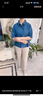 俞兆林（YUZHAOLIN）時(shí)尚媽媽夏季套裝新款襯衫翻領(lǐng)T恤中老年女夏裝洋氣國風(fēng)襯衣上衣 粉紅色上衣+米白闊腿褲 3XL [建議125-140斤] 曬單實(shí)拍圖