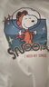 史努比（SNOOPY）男女童短袖t恤牛仔褲兩件套兒童短袖套裝  白色宇航+深藍(lán)太空 150 曬單實(shí)拍圖