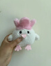 QUEENJOY新款創(chuàng)意發(fā)聲蒜鳥擺件文創(chuàng)玩偶紀念品和平毛絨公仔擺件鑰匙扣 櫻花蒜鳥粉色 曬單實拍圖