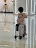 Airwheel愛爾威電動行李箱可騎行拉桿箱可坐可代步鋁框箱包20英寸登機箱 曬單實拍圖