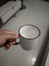 拜杰馬克杯陶瓷杯杯子早餐杯水杯辦公室牛奶大容量咖啡杯單個(gè)裝400ML 曬單實(shí)拍圖
