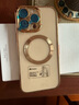 爵士駝【自帶鏡頭膜】適用iphone16promax手機(jī)殼蘋果16pro保護(hù)套超薄防摔16plus磁吸鎏金電鍍硅膠軟殼 【熱銷】沙漠金 iPhone 16 ProMax 曬單實拍圖