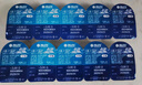 海昌H2O Air藍(lán)透明近視隱形眼鏡日拋30片裝 無(wú)感buff空氣薄片 400度 曬單實(shí)拍圖