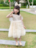 G.DUCKKIDS小黃鴨童裝公主裙女童裙子夏季兒童連衣裙女孩禮服夏款亮片蛋糕裙 銀色 120 尺碼5~6歲【110-120cm】cm 曬單實(shí)拍圖