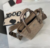 蔻馳（COACH）【官方授權店】女士city15小號單肩斜挎包托特包送女友禮物 CW032SVPWH淺卡其豆沙粉 曬單實(shí)拍圖