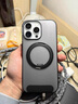 圖拉斯支點殼ONeo【春夏限定丨相機按鍵全包】適用蘋果16promax手機殼iphone15pro磁吸透明防摔磨砂薄 【巖石黑】升級相機按鍵全包 iPhone16Pro 曬單實拍圖