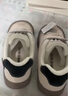 泰蘭尼斯童鞋秋季新款男童幼兒園室內鞋女寶寶軟底防踢防滑運動(dòng)板 白/黑 春秋超纖 27 內長(cháng)17.5cm適合腳長(cháng)16.5cm 曬單實(shí)拍圖
