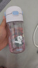 膳魔師（THERMOS）兒童水杯tritan吸管杯學(xué)生開(kāi)學(xué)必備小熊貓塑料水壺420ml紫 曬單實(shí)拍圖
