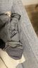 愛(ài)慕先生男士?jì)妊潈纫旅拶|(zhì)舒適包腰平角內褲百分百棉NS23B601淺花灰170 曬單實(shí)拍圖