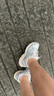 Saucony索康尼K4 RE休閑鞋男女復古休閑鞋新款運動鞋男老爹鞋 灰銀蘭9 38.5 曬單實拍圖