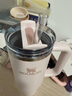 STANLEY巨無霸吸管杯水杯保溫杯大容量不銹鋼杯子車載辦公887ML-晶粉色 曬單實拍圖