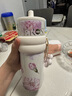 世大家保溫杯女士水杯送女朋友老婆禮物大容量吸管杯不銹鋼高顏值水杯 曬單實拍圖