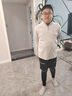 優(yōu)優(yōu)1點（Yoyo one）兒童速干衣2025秋季新款男童長袖半拉鏈訓練服大童運動跑步T恤秋t 19578灰色【速干長袖】 150 150cm 曬單實拍圖