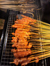 夫子烤串雞肉小串180g  雞胸肉燒烤食材半成品空氣炸鍋奧爾良味油炸鐵板 3g*60串 曬單實(shí)拍圖