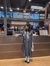 糖力商場(chǎng)同款 高知格雷系 2025春秋新款蕾絲花裝飾針織衫開衫女 灰色  浮雕蕾絲花裝飾 S 曬單實(shí)拍圖