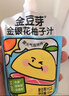 金豆芽金銀花柚子汁兒童零食飲料飲品小孩果汁禮盒100ml*22袋 曬單實(shí)拍圖