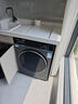 海爾（Haier）滾筒洗衣機10公斤大容量智能直驅變頻電機全自動(dòng)家用超薄嵌入式初色BD527H官方旗艦店一級能耗靜音 晶彩觸屏+直驅變頻+巴氏除菌+智能投放 曬單實(shí)拍圖