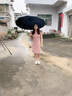 愛上雨全自動(dòng)防回彈雨傘晴雨兩用傘防曬防紫外線遮陽傘便攜式太陽傘新款 【加強(qiáng)96骨雙骨】經(jīng)典黑-機(jī)械柄 曬單實(shí)拍圖