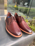 Clarks其樂(lè )布蘭丁系列男鞋輕盈緩震商務(wù)正裝皮鞋經(jīng)典復古德比鞋 深棕色 261793837 41 曬單實(shí)拍圖