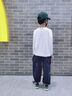 哈羅小黃鴨（G.DUCKKIDS）男童褲子速干春夏2025新款寬松兒童街舞運動褲帥氣中大童哈倫褲潮 藏青色 高品質 120 cm建議身高115-125cm5-6歲 曬單實拍圖