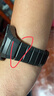宏力特【鈦金屬】適用華為gt5pro表帶 專(zhuān)用接口 watch gt5手表表帶腕帶46mm男生男士商務(wù) GT5 pro專(zhuān)用快拆款丨【曜石黑】升級(jí)按壓扣 曬單實(shí)拍圖