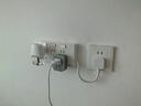 國際電工擴展插座帶電源線多功能臥室墻壁拓展轉(zhuǎn)換插座廚房插排插線板帶開關(guān) 【左接插頭線】3開21孔-白色 曬單實拍圖