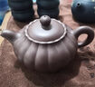 洛湘宜興紫砂壺名家純全手工家用泡茶壺高端茶器輕奢禮品原礦紫砂茶壺 傲菊壺老紫泥 約300ml 曬單實(shí)拍圖