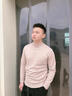 男士毛衣冬季加絨加厚半高領(lǐng)毛衣男套頭針織衫男士打底衫衣服男裝 369高領(lǐng)毛衣-黑色 M -建議【90-110斤】左右 曬單實(shí)拍圖