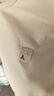 軒靚帶胸墊莫代爾棉睡裙女夏季薄款涼感短袖家居服 63263米杏 XL  曬單實(shí)拍圖