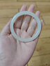 映束和田玉手鐲天然時(shí)尚小細圓條晴水美人叮當鐲網(wǎng)紅翡翠玉石手飾禮物 青白內徑59-60 (建議115~130斤) 曬單實(shí)拍圖