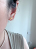 潮宏基 蜜糖蜜蜂黃金耳釘女足金耳飾CNC單只送女友生日七夕禮物 計價 蜜蜂（單只款，含硅膠耳堵） 約0.65g 曬單實拍圖