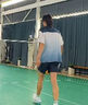 川崎（KAWASAKI）羽毛球服套裝敦煌聯(lián)名飛天系列男女短袖T恤大賽網(wǎng)球訓練速干衣服 【套裝】男款玉石藍 XL 曬單實(shí)拍圖