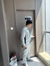 京創(chuàng)輝煌春秋款高檔工裝防靜電套裝男女電網(wǎng)工程師銷售工作服勞保服單上衣 【單上衣】淺灰色 XS (155) 女（建議100-110斤穿） 曬單實(shí)拍圖