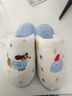 名創(chuàng  )優(yōu)品（MINISO）個(gè)性彩點(diǎn)狗狗棉拖鞋女包頭防滑秋冬季舒適居家可愛(ài)毛毛鞋 白藍小狗 38-39 曬單實(shí)拍圖