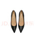 百麗（Belle）通勤細(xì)高跟單鞋女商場款真皮淺口單鞋C1U1DCQ4 黑色 39 (245mm) 曬單實(shí)拍圖