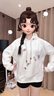 LDBE設(shè)計(jì)感刺繡松鼠連帽衛(wèi)衣女2025新款加絨加厚寬松慵懶風(fēng)春季外套潮 杏色【春秋薄款】 L 【105-130斤】 曬單實(shí)拍圖