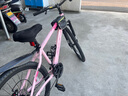 鳳凰山地自行車內(nèi)走線品牌變速青少年男女競(jìng)賽車自行車成人 坦途510 鋼架輻條輪-彩云粉 26寸【適合155-185cm】 24速 曬單實(shí)拍圖