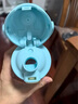 膳魔師（THERMOS）兒童水杯tritan直飲杯男女小學(xué)生開學(xué)必備小熊貓塑料水壺600ml藍(lán) 曬單實(shí)拍圖
