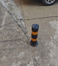 普達鋼管警示柱防撞柱停車(chē)樁地鎖車(chē)位鎖路樁立柱固定隔離墩路障加厚款 曬單實(shí)拍圖